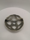 Large Sterling Silver 925 Celtic Knot Brooch Heavy 16g