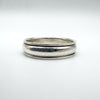 Double Band Wedding Eternity Stacking Ring in Sterling Silver 925 Size X - Y