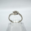 9ct White Gold 0.20ct Diamond Ring Size N - O *