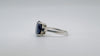 2ct Sapphire Trilogy Engagement Ring in Sterling Silver 925 Size N - O by TGGC