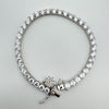 NEW 12ct CZ Tennis Bracelet in Sterling Silver 925 Heavy 15g *