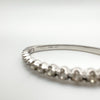 10ct White Gold Large Diamond Hoops 