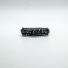 Sapphire Wedding Eternity Stacking Band Ring in Sterling Silver 925 Size N - O