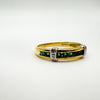 9ct Gold Emerald Ring Wedding Eternity Stacking Size M - N