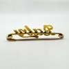 9ct Gold on Silver BABY Brooch or Pendant