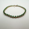 2.5ct Emerald Tennis Bracelet 7.5” in Sterling Silver 925