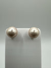 8mm Pink Pear Studs in Sterling Silver 925