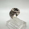 Gucci  Interlocking G or Double GG Ring Size 12 L Sterling Silver 925 Heavy 11g