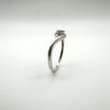 0.15ct Diamond Trilogy Engagement Ring Sterling Silver Size M - N