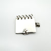 NEW Unusual Square Photo Locket Book in Sterling Silver 925 Heavy 9g