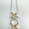 Celestial 3x Stars CZ Pendant & 18” Chain in Sterling Silver 925