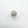 0.40ct CZ Cluster Stud Earrings in Sterling Silver 925