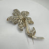 Vintage Filigree Flower Brooch in Sterling Silver 925 *