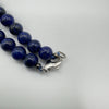 Lapis Lazuli Blue Graduated Beaded 18” Necklace by TGGC Sterling Silver 925 35g*