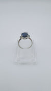 2ct Sapphire Trilogy Engagement Ring in Sterling Silver 925 Size N - O by TGGC