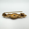 Vintage 9ct Gold Sapphire & Pearl Seed Brooch