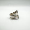 Vintage Wide Wrapped Wire Ring in Sterling Silver 925  P Q by Tianguis Jackson