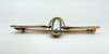 Vintage / Antique / Art Deco 9ct Gold 1ct Aquamarine Brooch / Pendant 