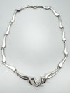 Unusual Vintage 16” Choker / Collar Necklace in Sterling Silver 925 Heavy 35g