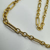 Vintage 9ct Gold Link & Rolo Chain 18” Necklace 4.5g