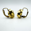 Vintage Chunky 14ct Gold Lovers Knot Leverback Earrings Heavy 4.5g