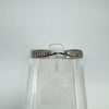 9ct White Gold .10ct Diamond Wedding Eternity Stacking Ring Size L - M