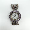 Amethyst & Marcasite Cat Pendant Watch in Sterling Silver 925 Heavy 15g