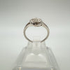 0.17ct Diamond Engagement Ring on Sterling Silver 925 Size N - O