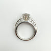 1ct CZ Chunky Ring in Sterling Silver 925 Size L - M