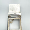 Unusual Vintage Chunky Square Links Bracelet in Sterling Silver 925 Heavy 34g