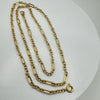 Vintage 9ct Gold Link & Rolo Chain 18” Necklace 4.5g