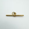 Vintage 9ct Gold T - Bar Pendant Charm 2.6g 