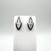 Large 2ct Marquis Cut CZ Solitaire Stud Drop Earrings in Sterling Silver 925 