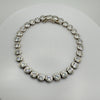 14ct CZ Bezel Set Tennis Bracelet in 925 Sterling Silver 7.5" -  8"  16g