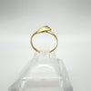 Art Deco 9ct Gold Diamond Ring on a Sterling Silver Band Size L - M