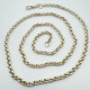 Vintage 29” inch Belcher / Rolo Necklace Chain In Sterling Silver 925 Heavy 53g