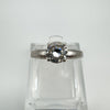 1ct CZ Round Cut Solitaire Ring in Sterling Silver 925 Size 