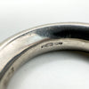 Unisex Chunky Engraved Band in Sterling Silver 925 Size Q - R Heavy 12g