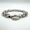 Large Chunky Byzantine Bracelet in Sterling Silver 925 Heavy 30g Unisex