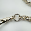 Vintage 29” inch Belcher / Rolo Necklace Chain In Sterling Silver 925 Heavy 53g