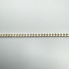 24” inch Flat Curb Chain Necklace in Sterling Silver 4g *