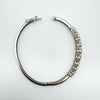 5ct CZ Sparkly Bangle in Sterling Silver 925 13g *