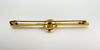 Antique 15ct Yellow Gold Pearl & Aquamarine Bar / Target Brooch / Pendant