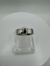 9ct White Gold Mens / Gents Wedding Band Ring Size R - S Heavy 9g (Re-Plated)