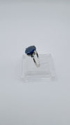 2ct Sapphire Trilogy Engagement Ring in Sterling Silver 925 Size N - O by TGGC