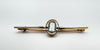 Vintage / Antique / Art Deco 9ct Gold 1ct Aquamarine Brooch / Pendant 