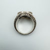 Gucci  Interlocking G or Double GG Ring Size 12 L Sterling Silver 925 Heavy 11g