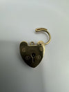 Vintage 9ct Gold Heart Lock Padlock by Jam 2.3g