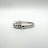 CZ Bubble Ring in Sterling Silver 925 Size P - Q Wedding Eternity Stacking