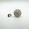 0.40ct CZ Cluster Stud Earrings in Sterling Silver 925